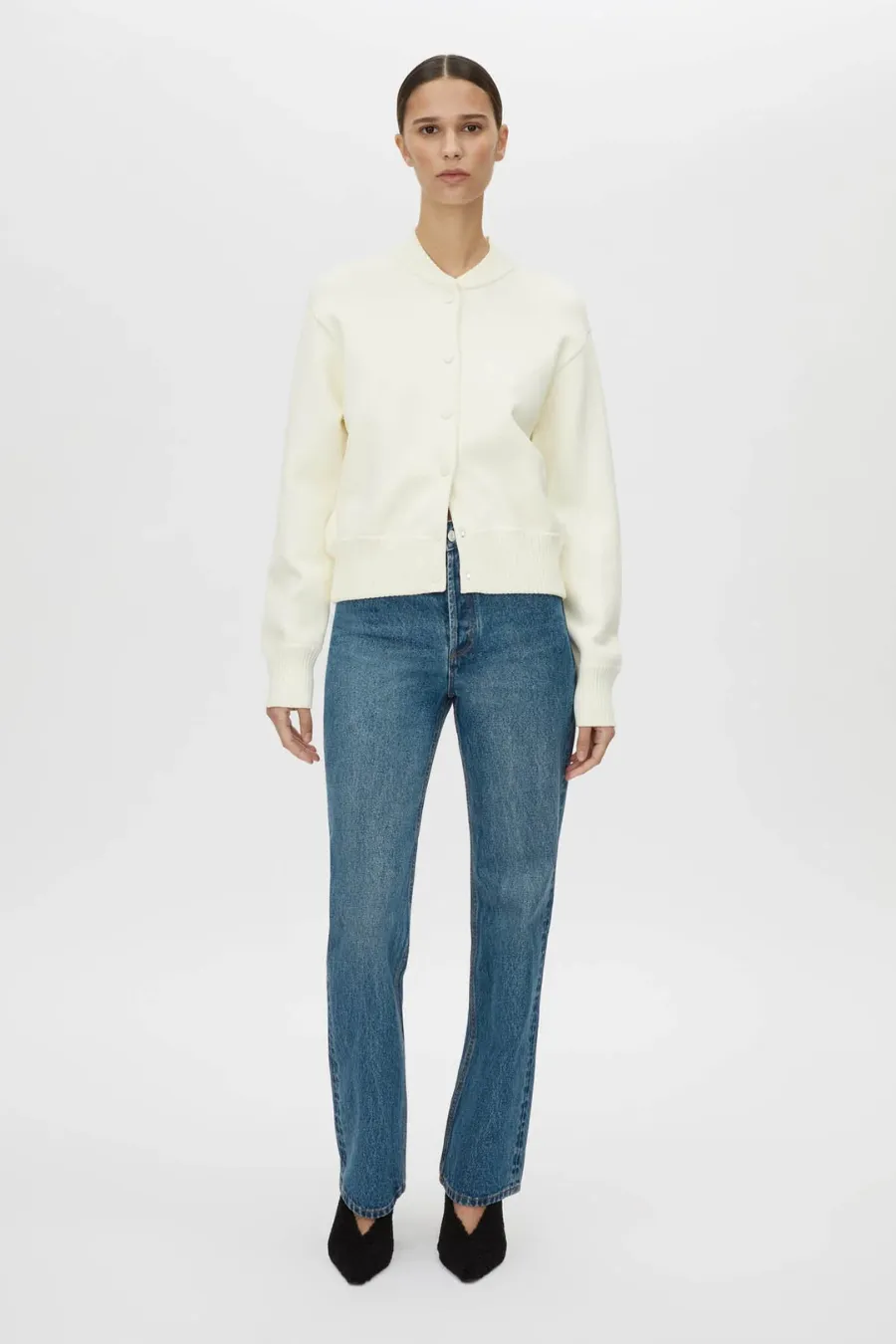 Amedeo Knit Jacket Cream