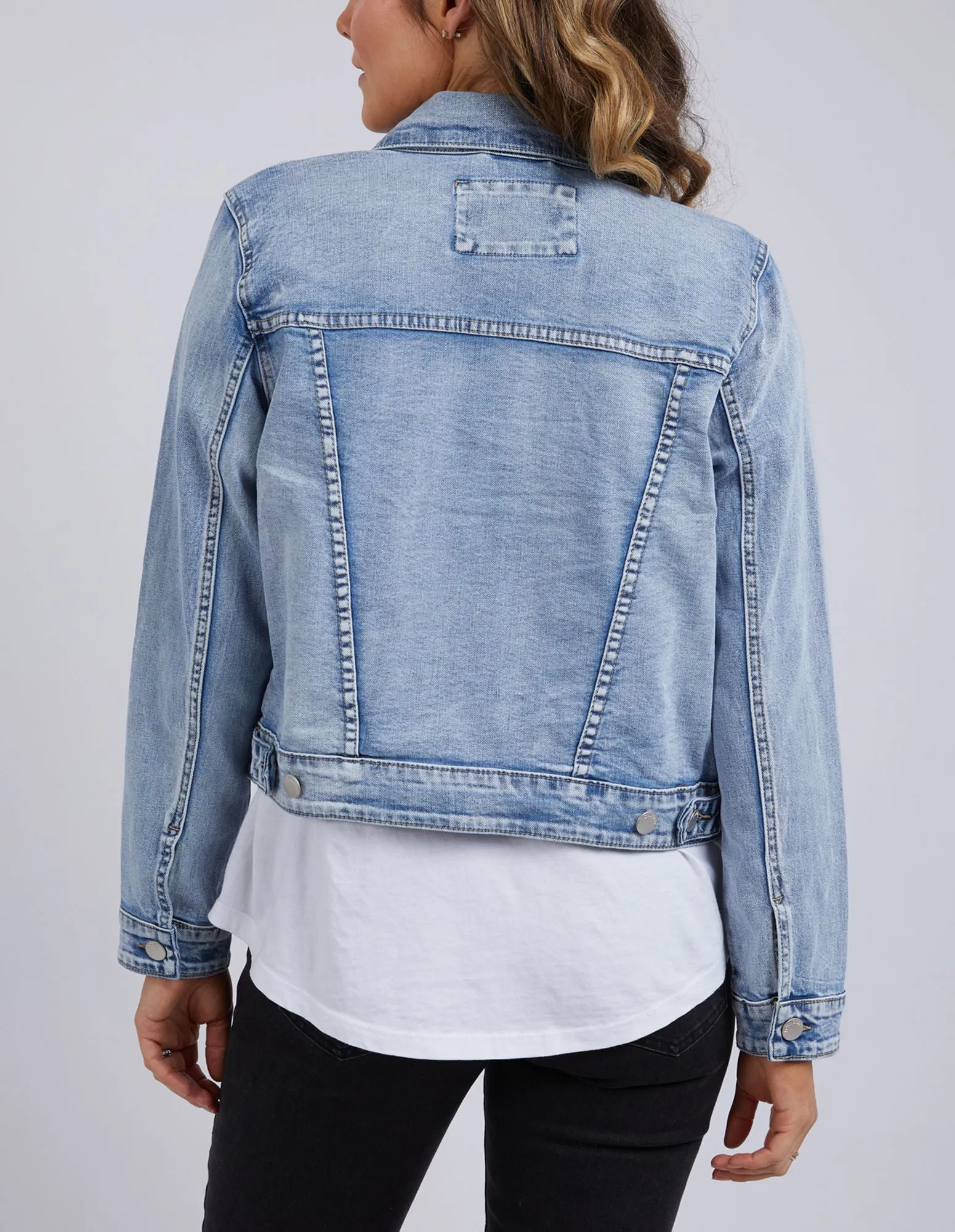 Georgia Denim Jacket - Light Blue