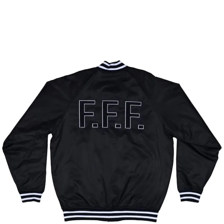 Black GX1000 Satin Bomber Jacket