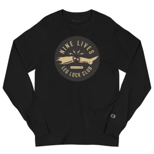 Leg Lock Club Champion® Long Sleeve Tee - Black