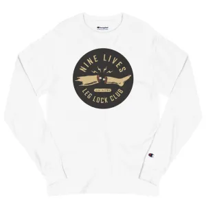 Leg Lock Club Champion® Long Sleeve Tee - White