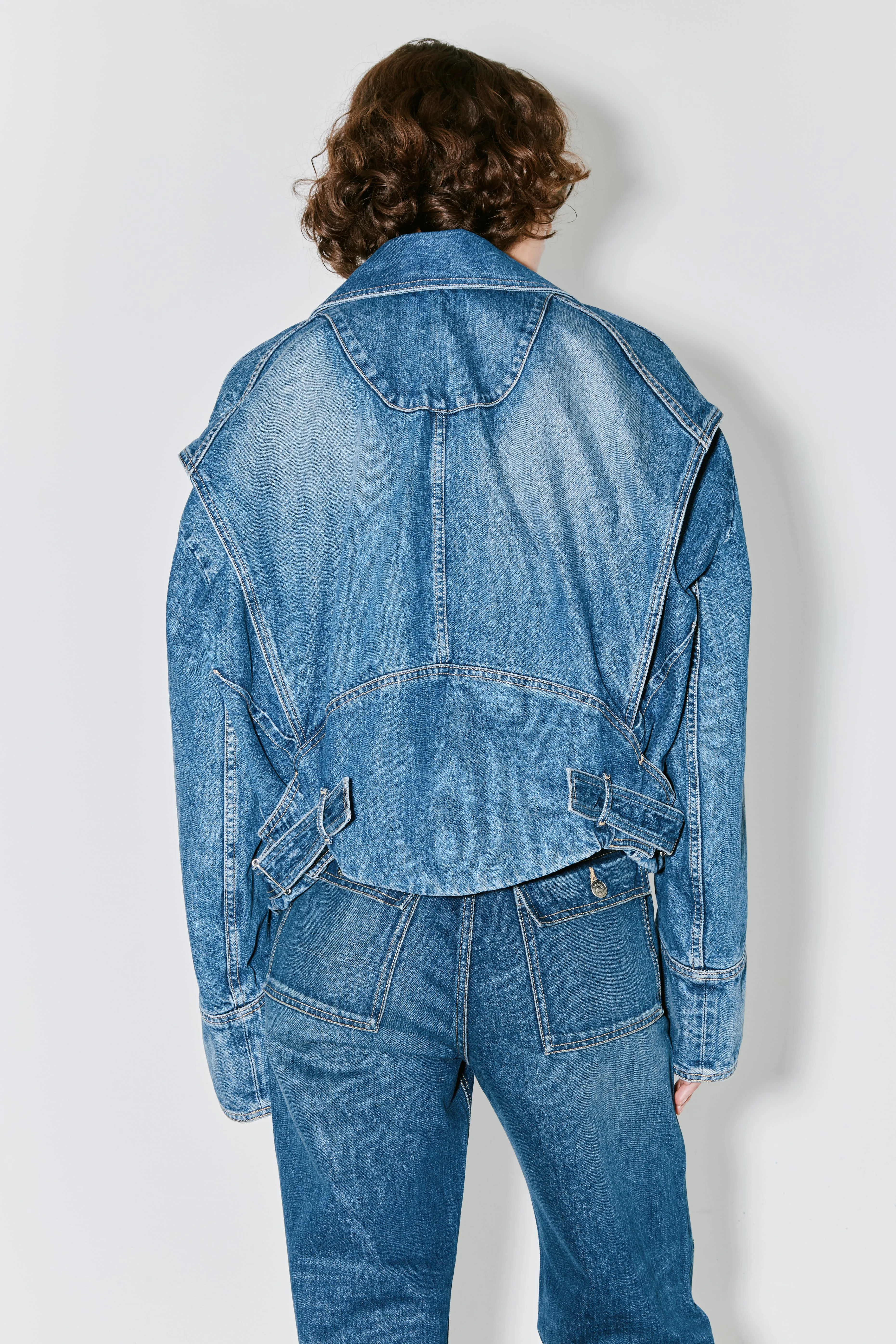 MARTY jacket mid blue