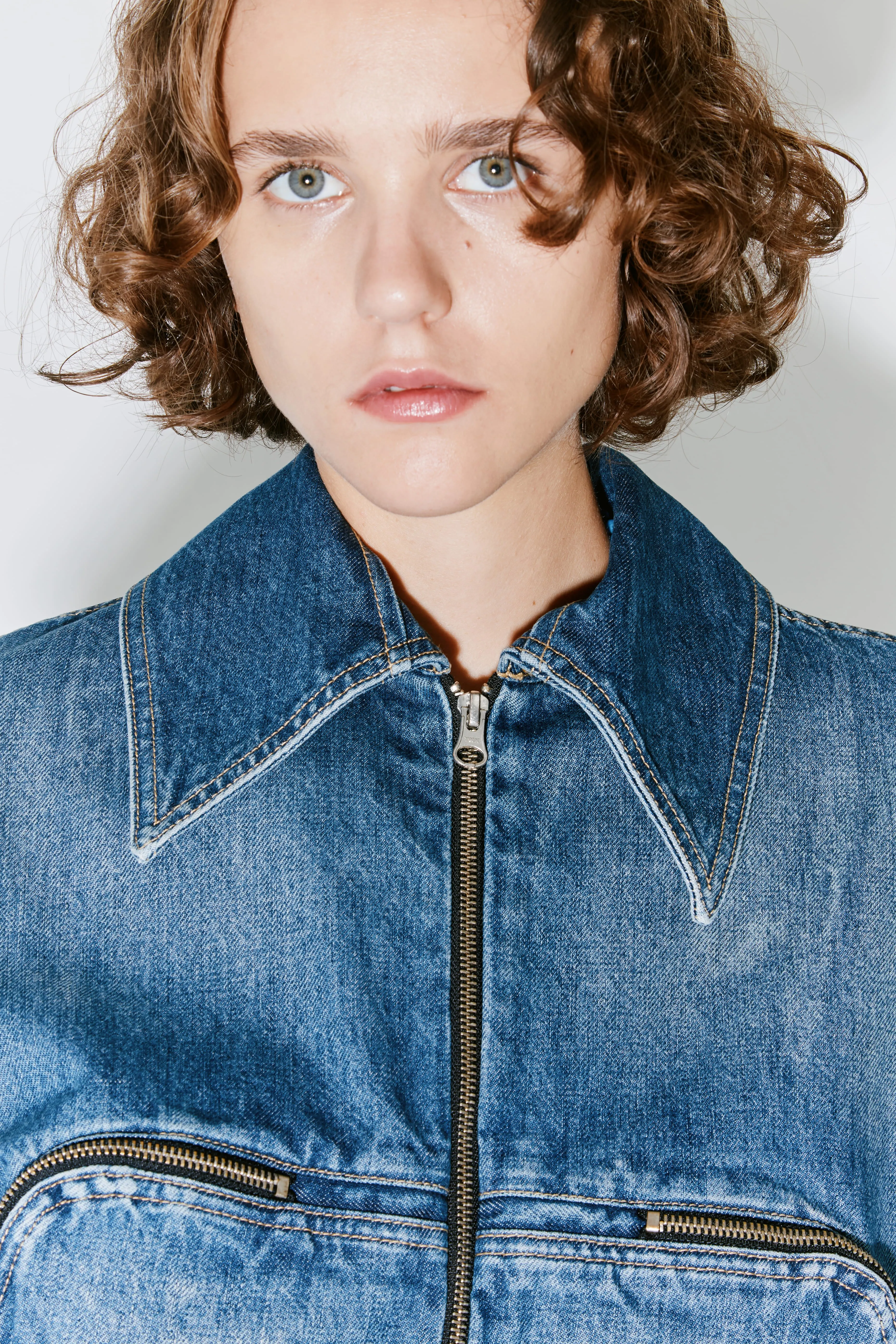 MARTY jacket mid blue