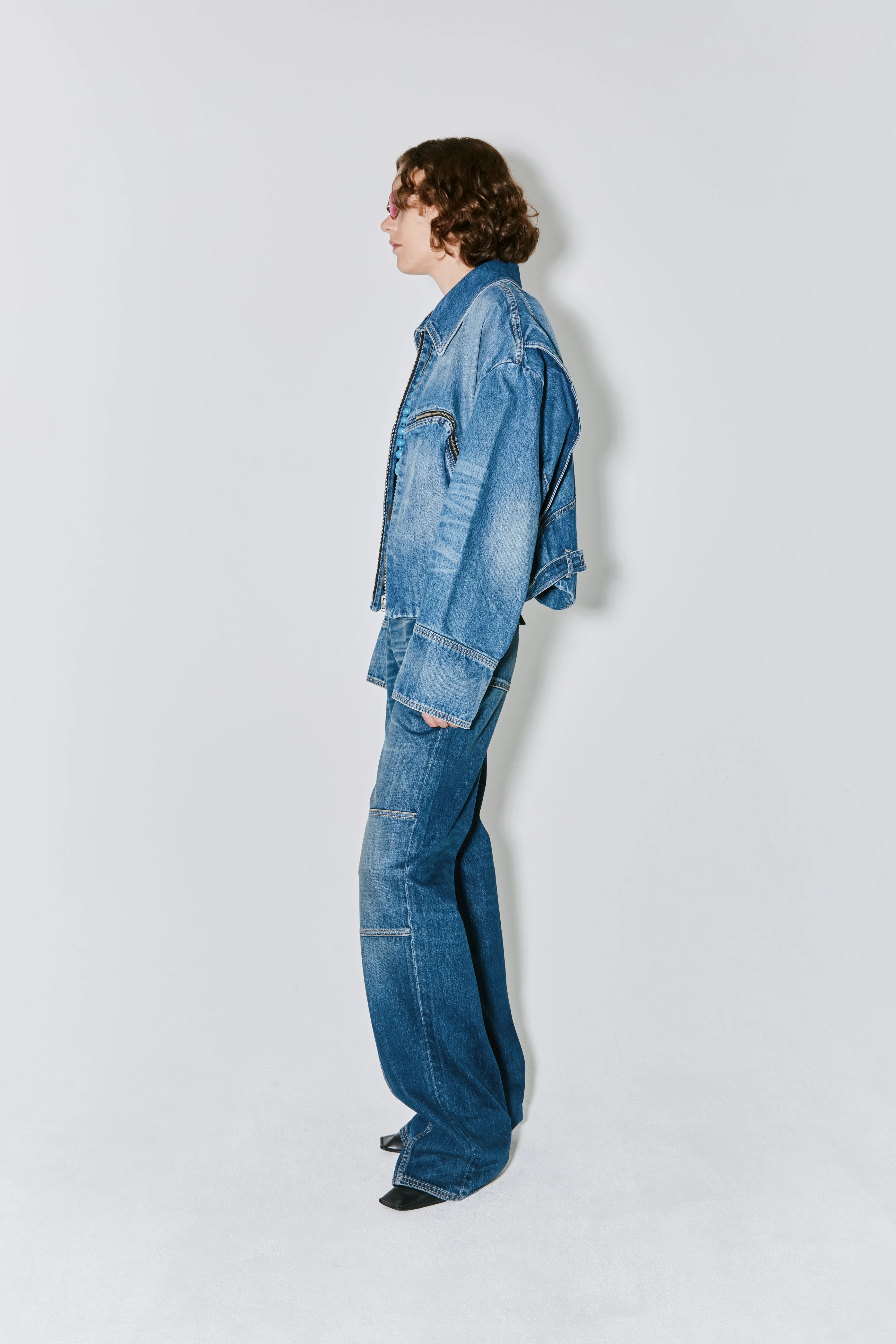 MARTY jacket mid blue