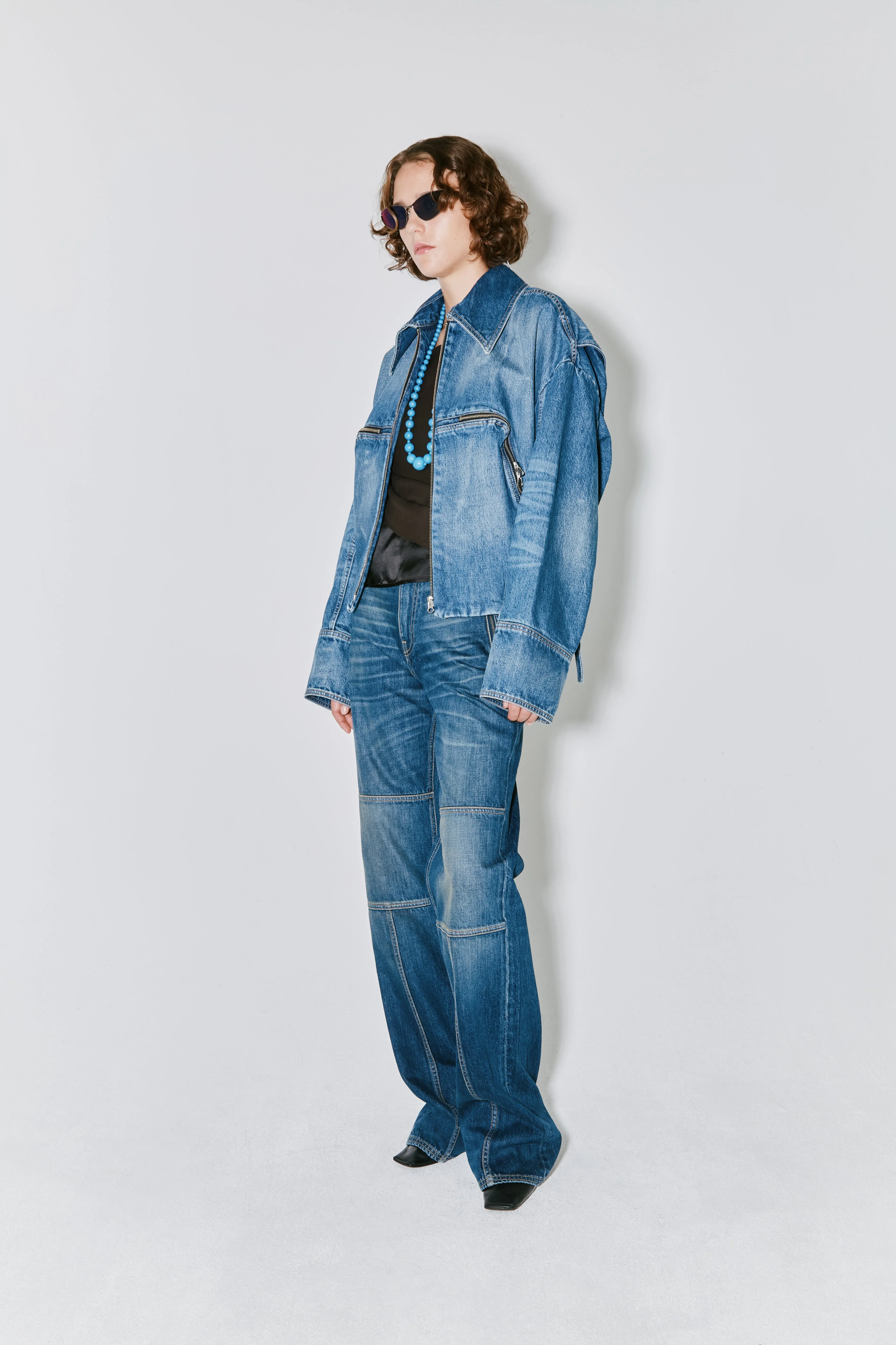 MARTY jacket mid blue