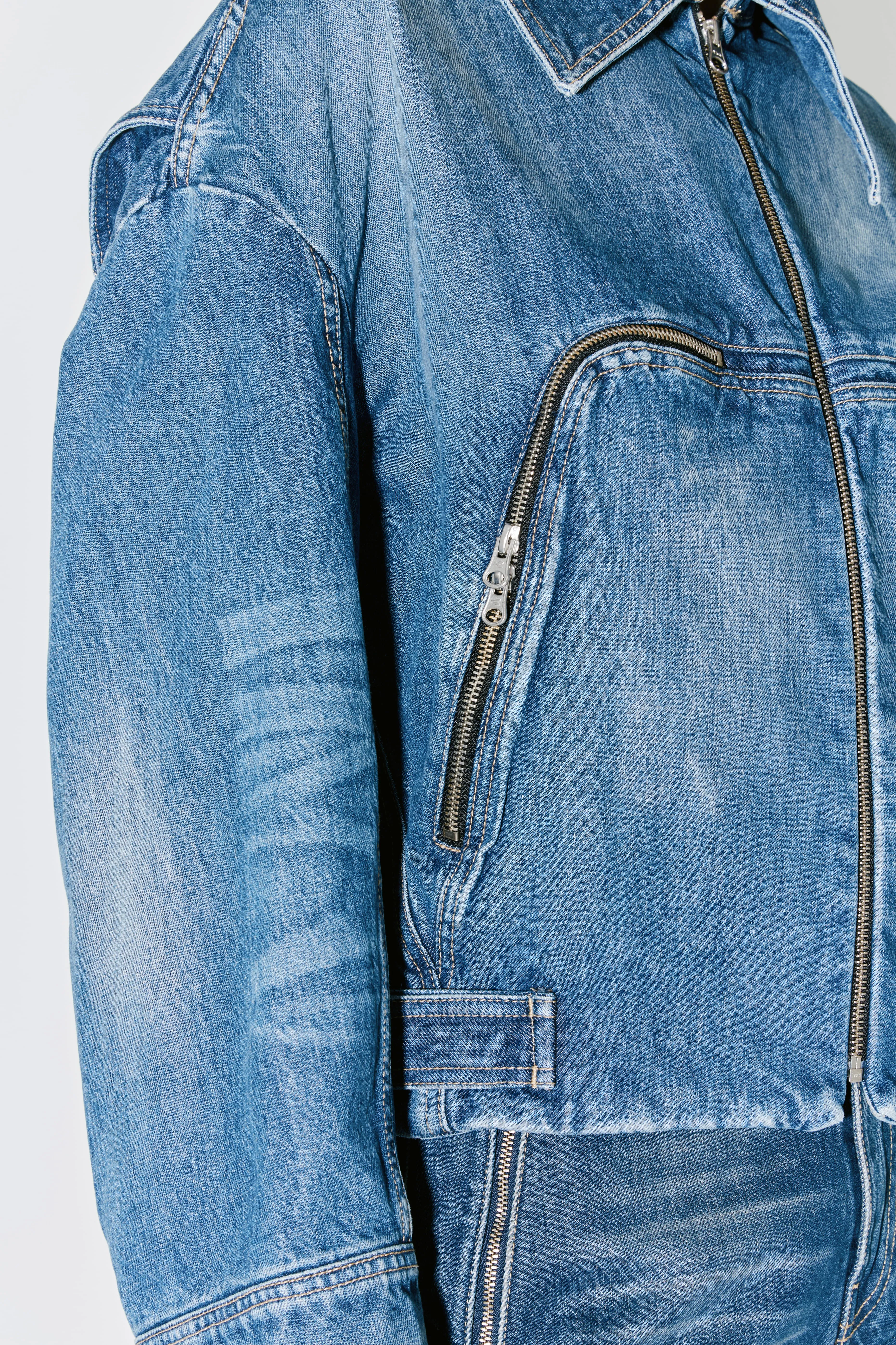 MARTY jacket mid blue