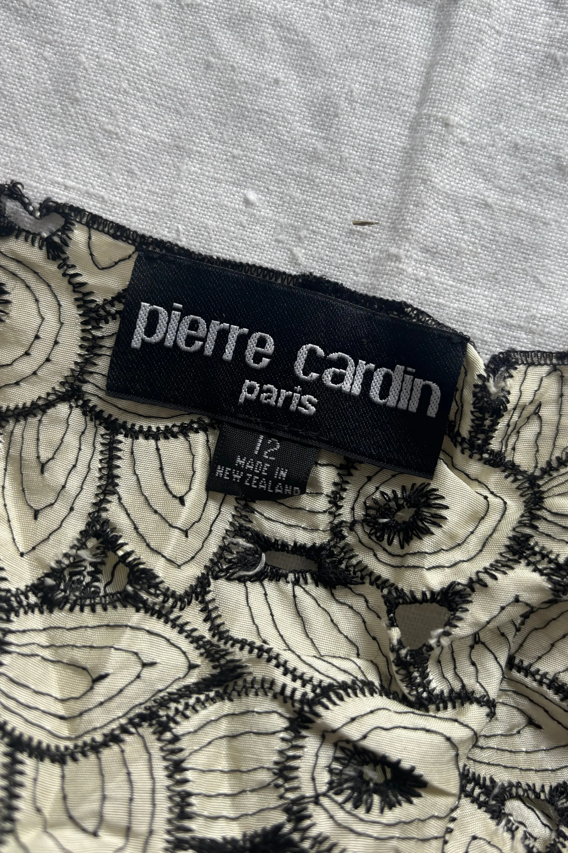 Pierre Cardin Paris NZ made embroidered flower shacket, 12