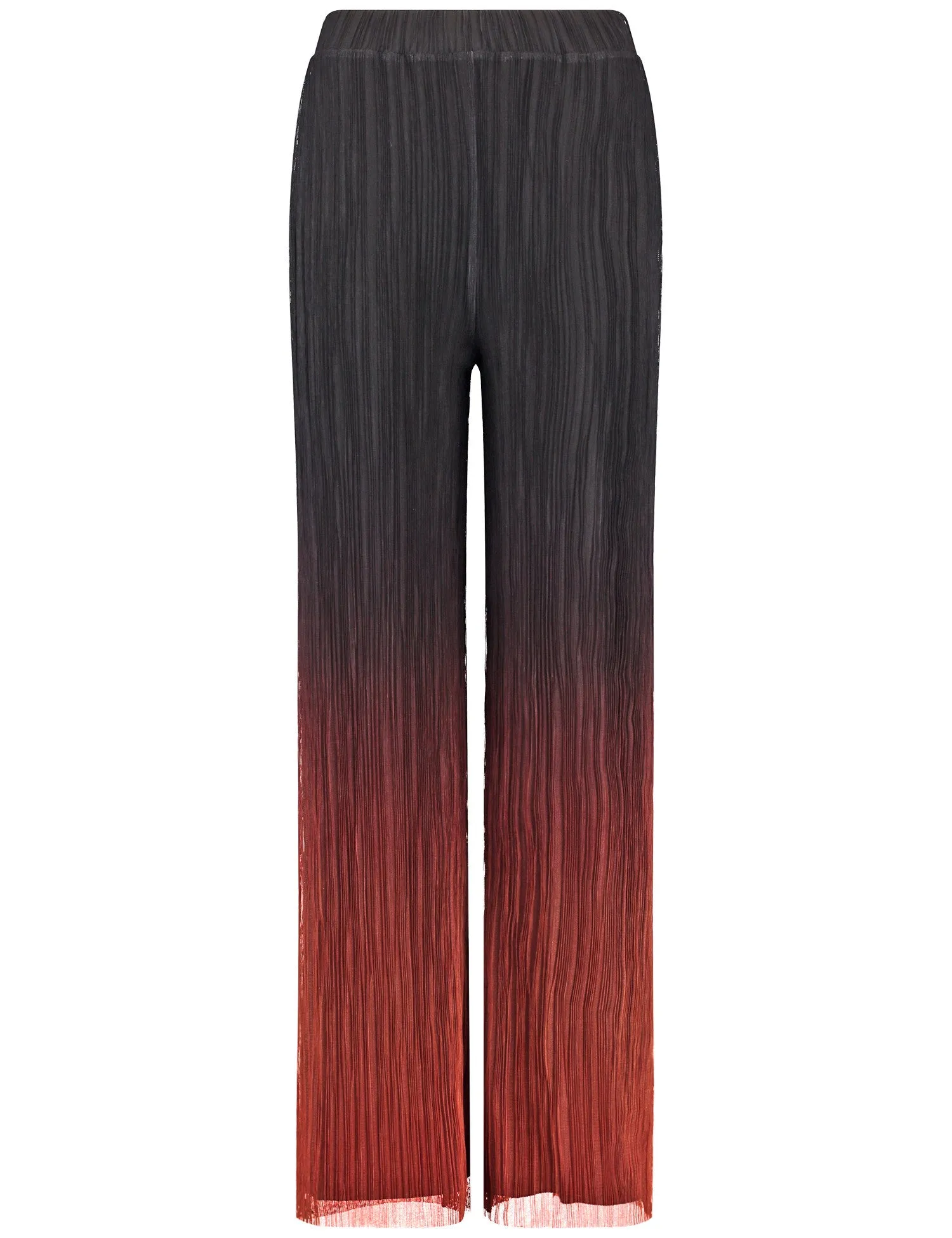 Pleated Trousers with Colour Graduation
