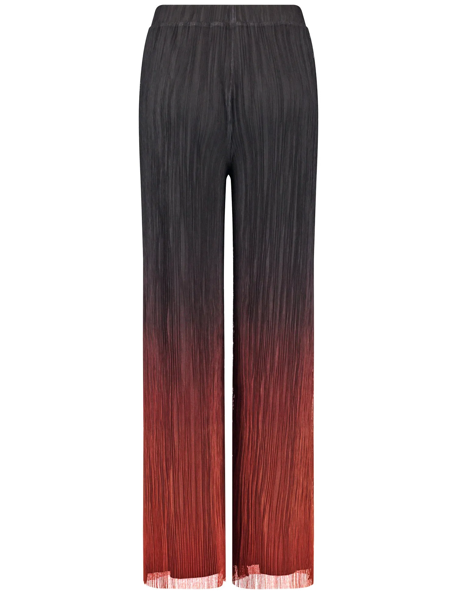 Pleated Trousers with Colour Graduation