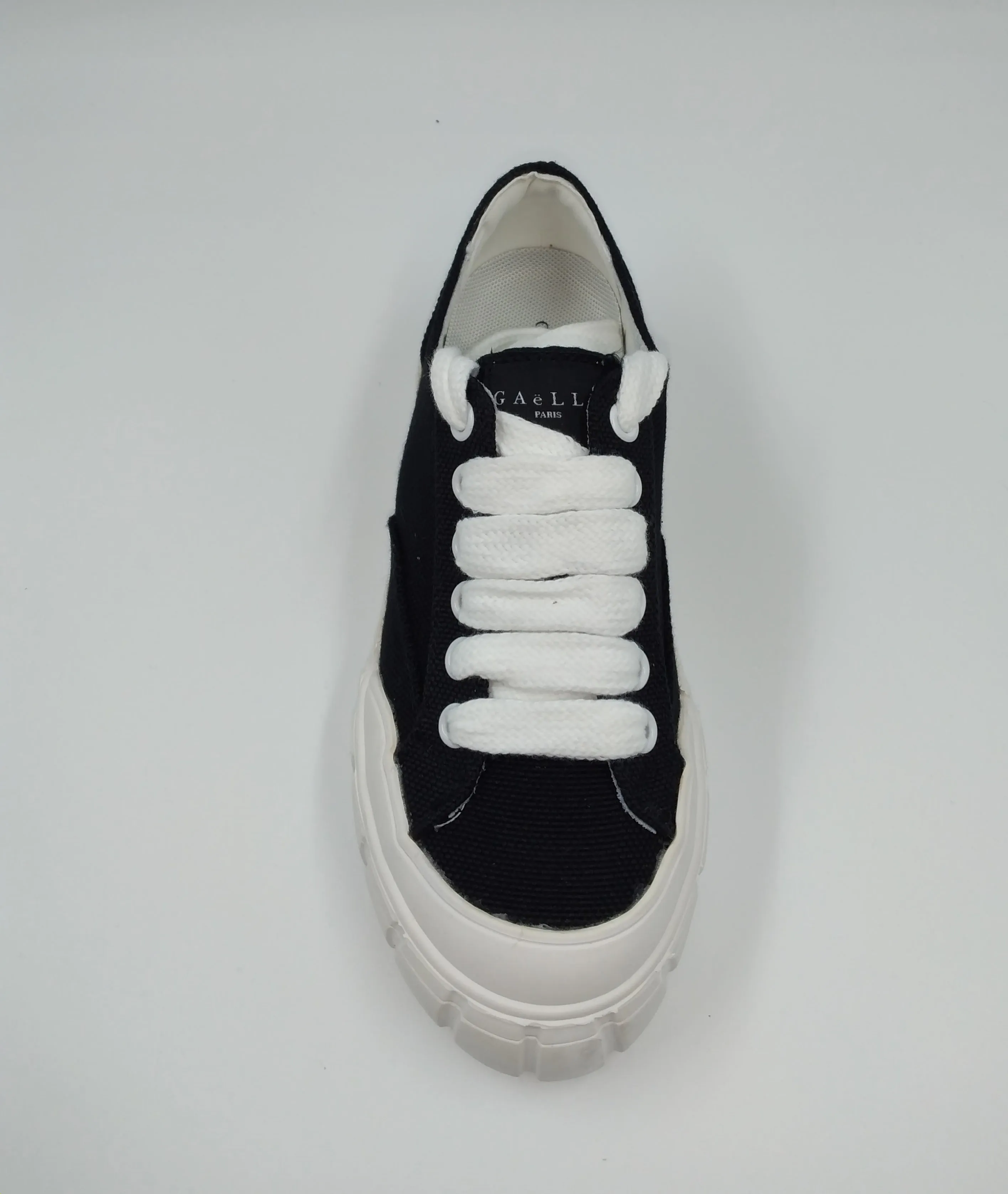 SNEAKERS TELA COTONE NERO