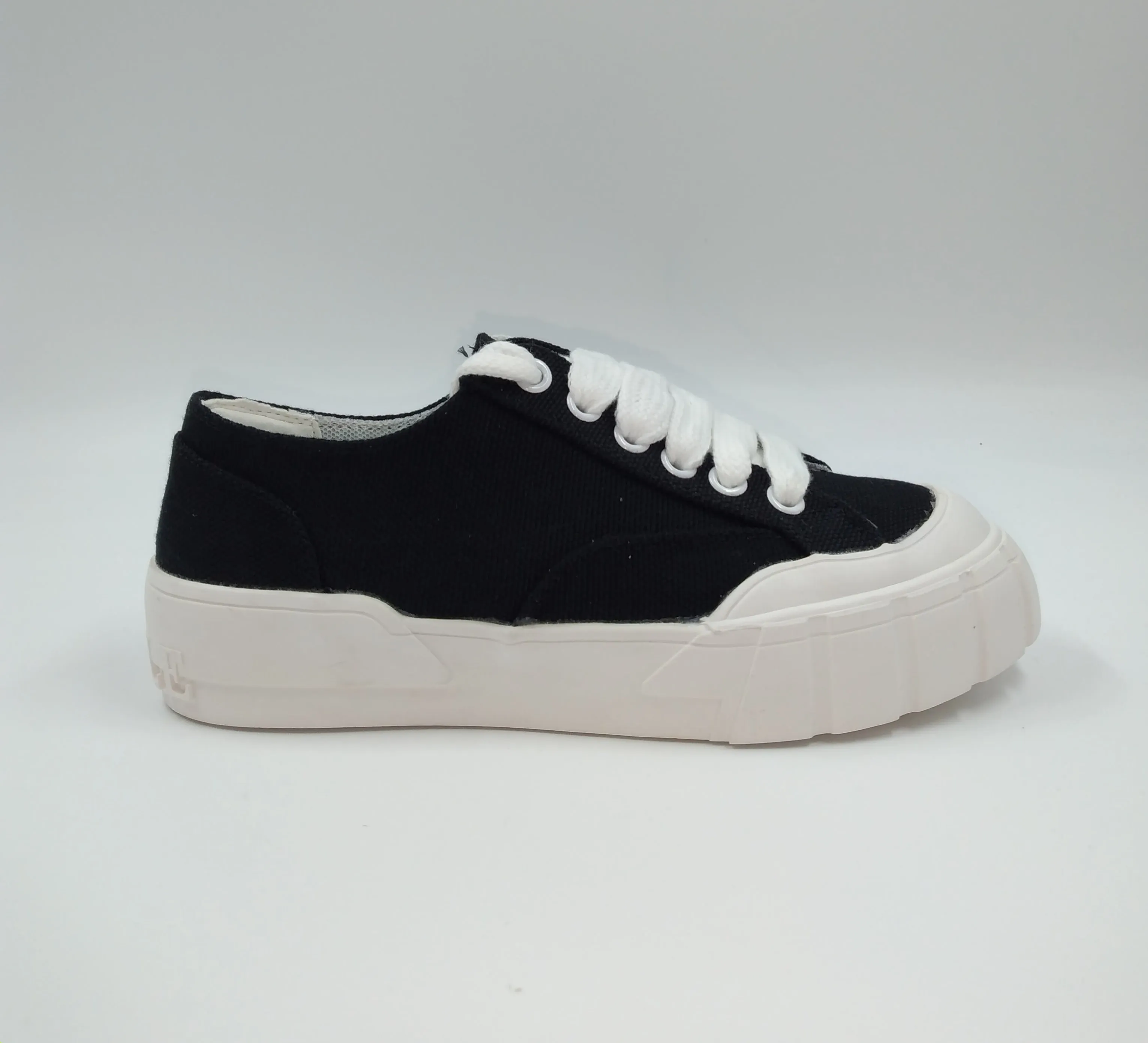 SNEAKERS TELA COTONE NERO