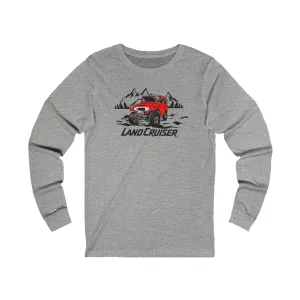 Toyota FJ40 Land Cruiser Mountain Long Sleeve Mens Unisex Shirt - Reefmonkey