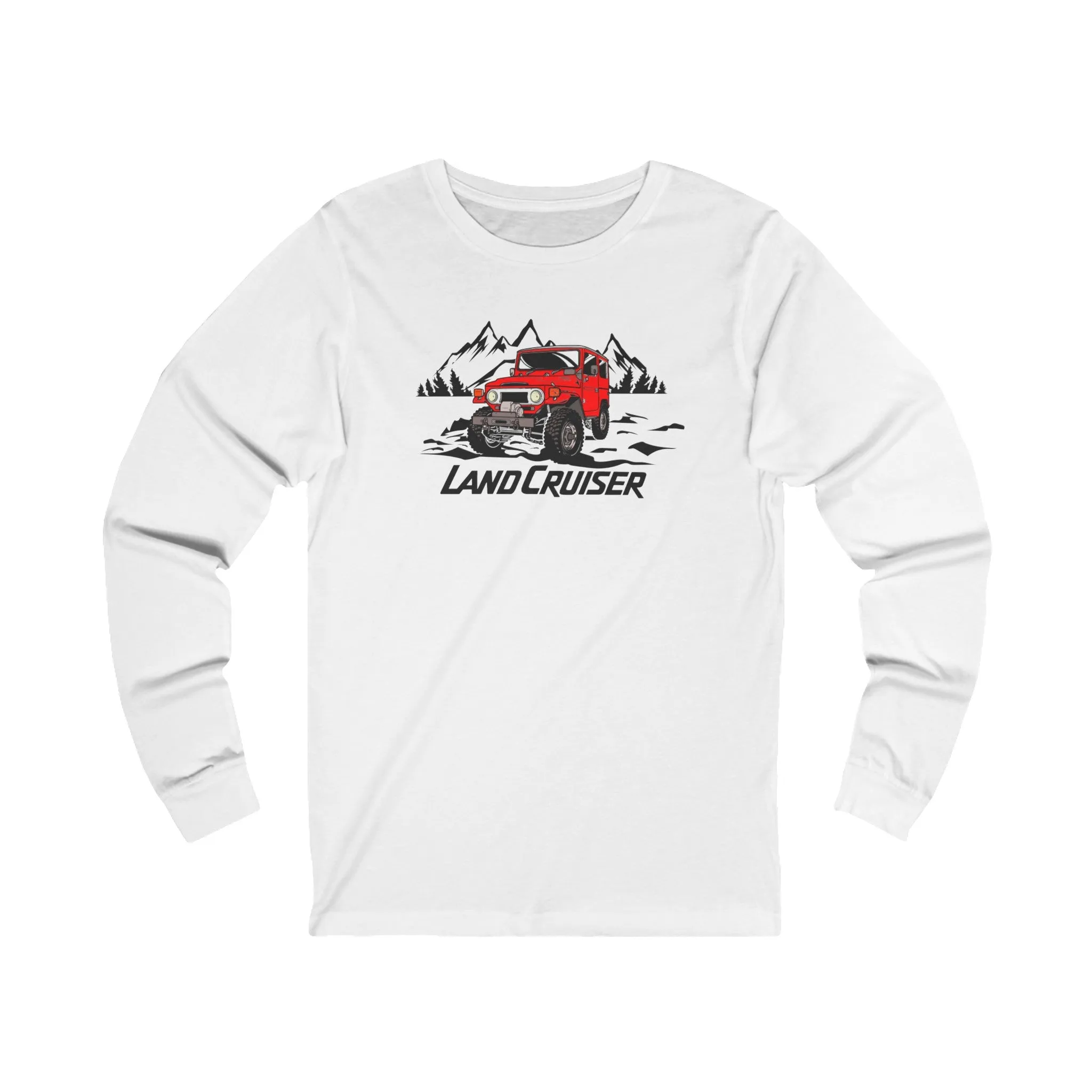 Toyota FJ40 Land Cruiser Mountain Long Sleeve Mens Unisex Shirt - Reefmonkey