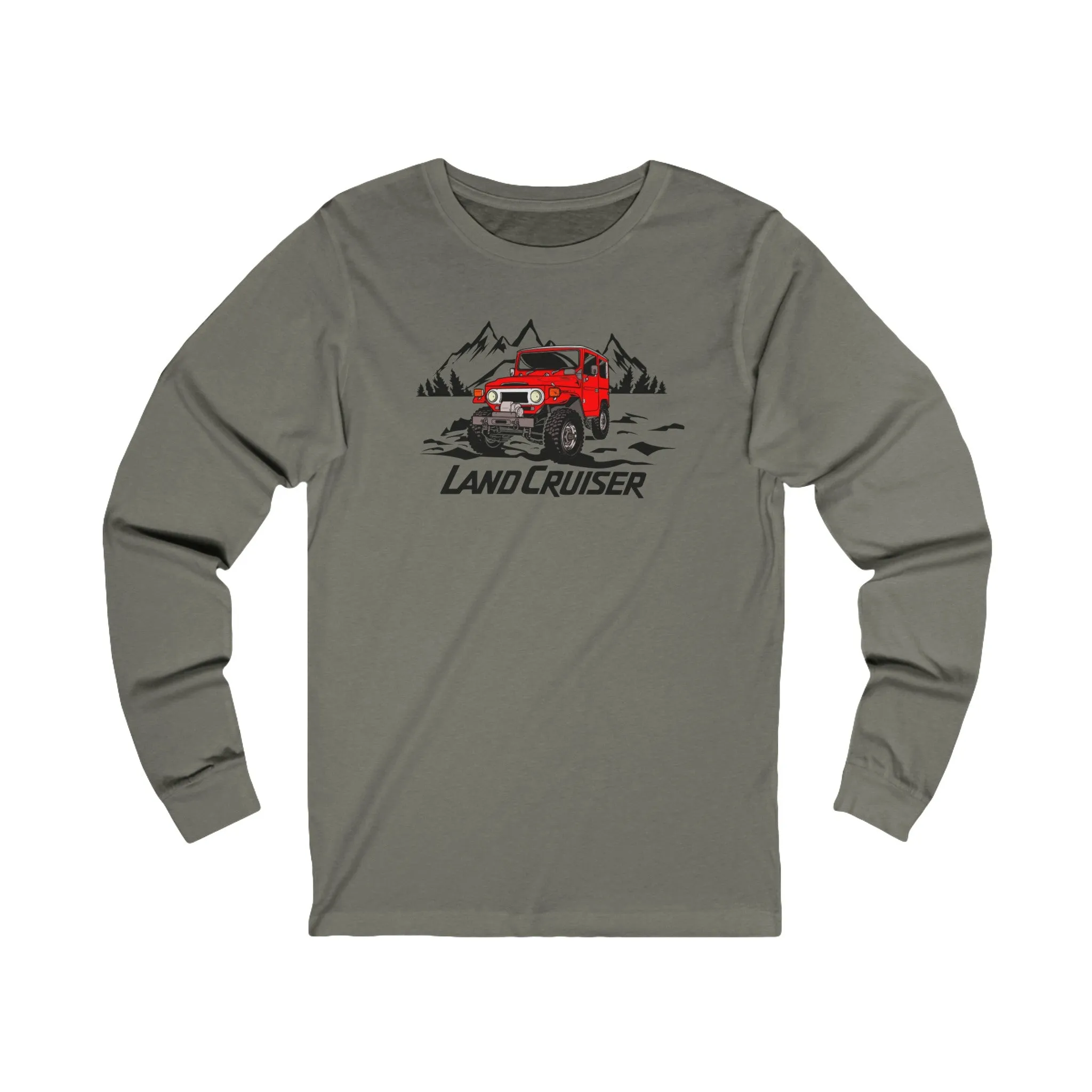 Toyota FJ40 Land Cruiser Mountain Long Sleeve Mens Unisex Shirt - Reefmonkey