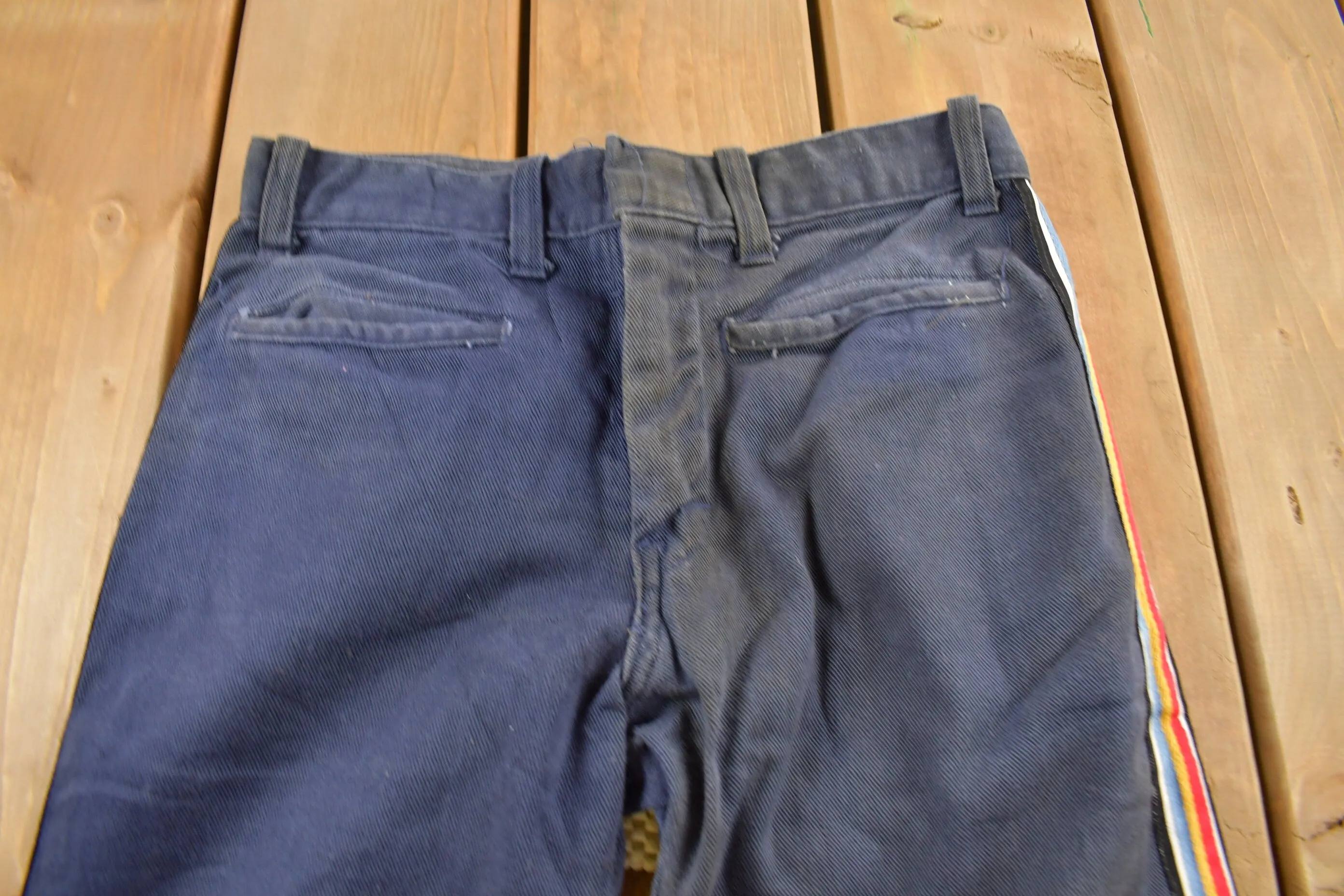 Vintage 1970s Male Slacks Jeans Bell Bottom Trousers Size 27 x 30 / Made in USA / American / You're More Of A Man In Male Slacks Jeans
