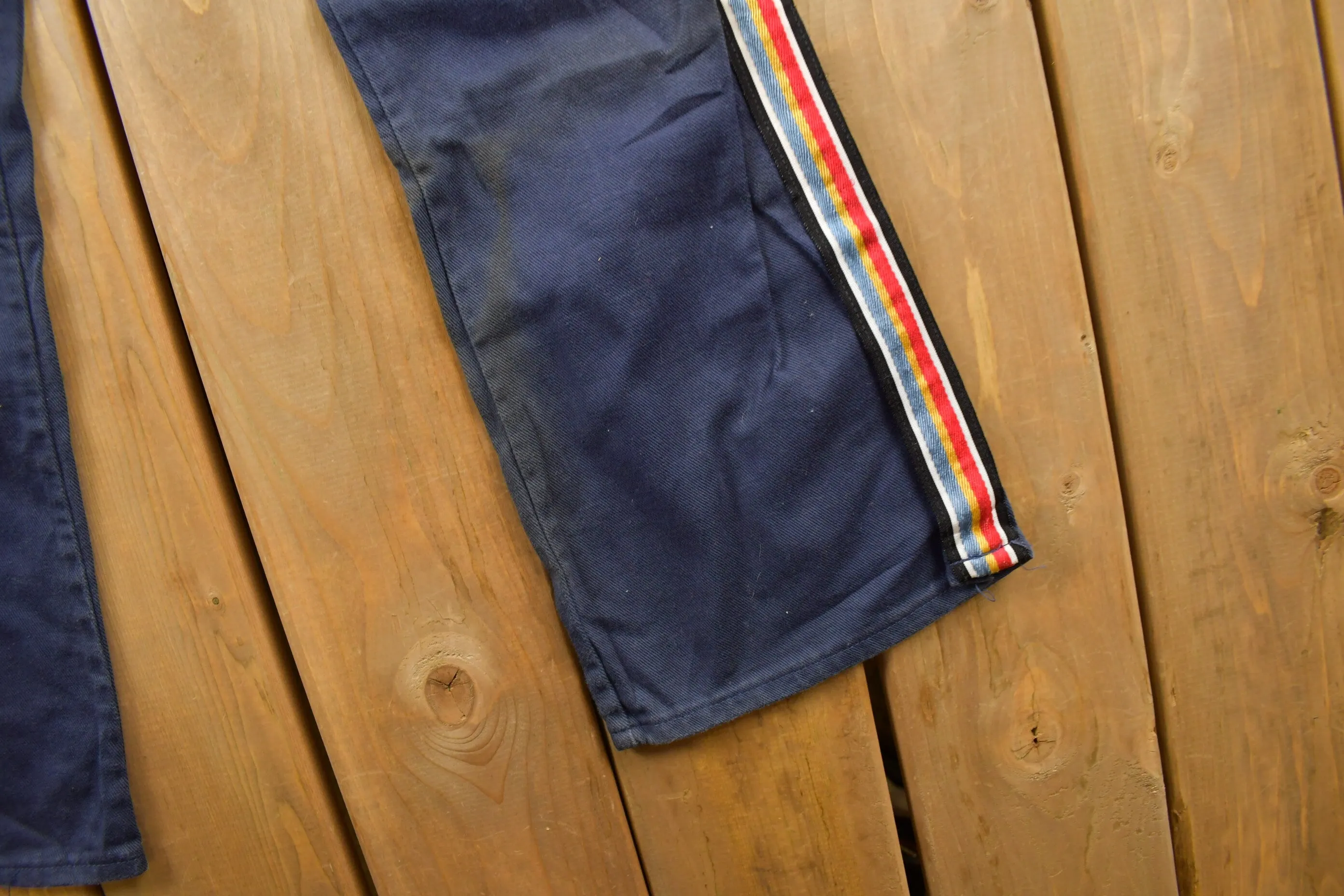 Vintage 1970s Male Slacks Jeans Bell Bottom Trousers Size 27 x 30 / Made in USA / American / You're More Of A Man In Male Slacks Jeans