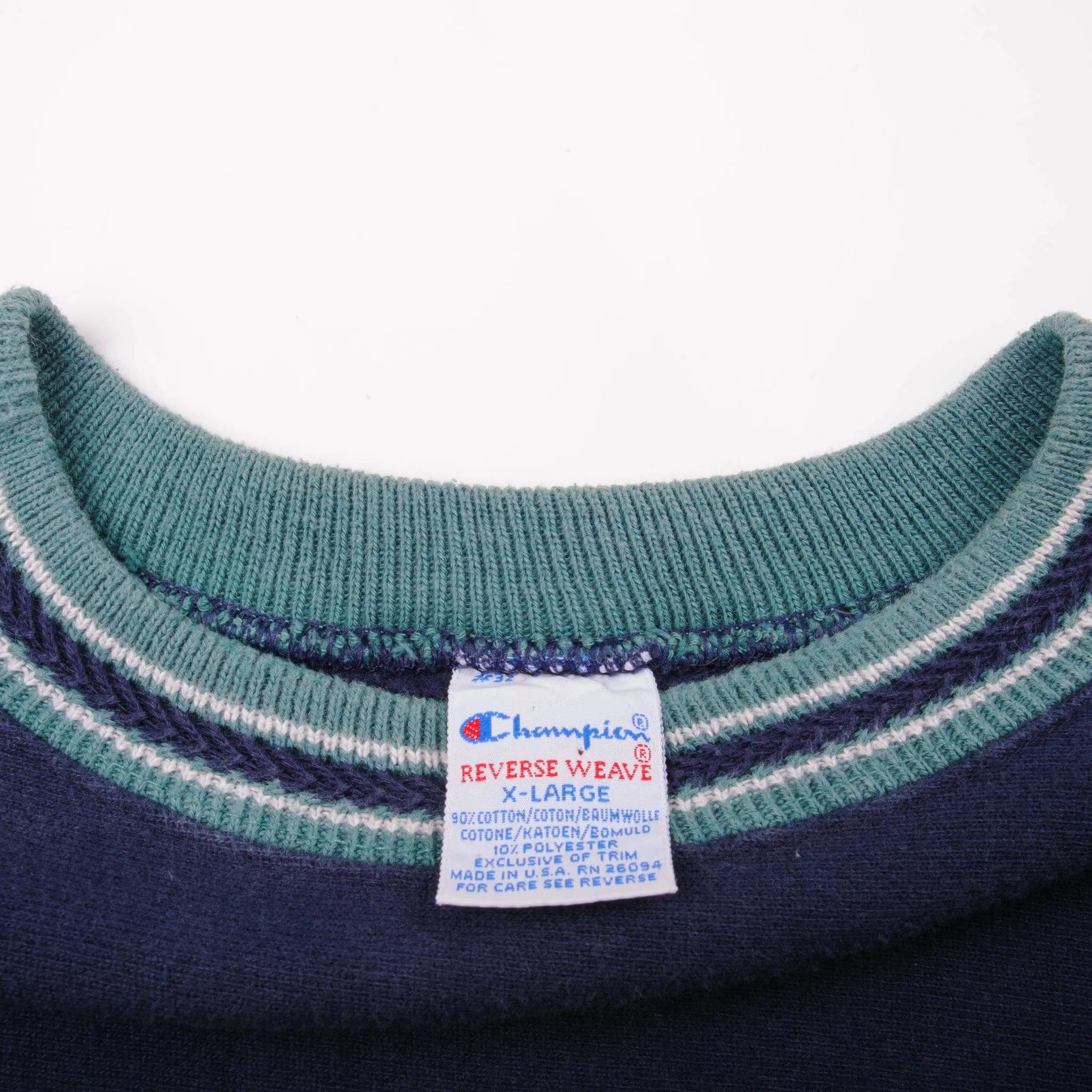 VINTAGE CHAMPION SMALL REVERSE WEAVE LOGO SWEATSHIRT 1990S SIZE 2XL MADE IN USA