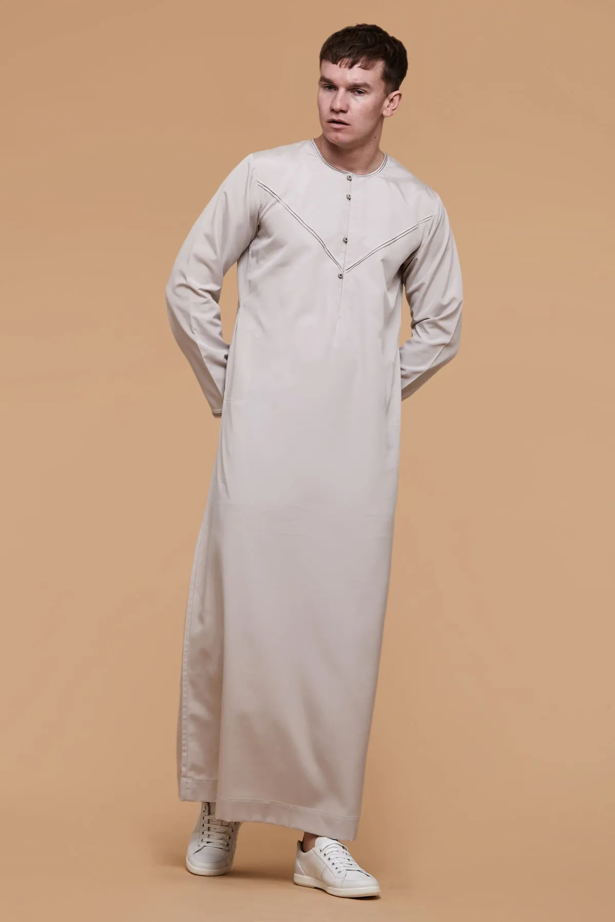 Wind Grey Emirati Thobe