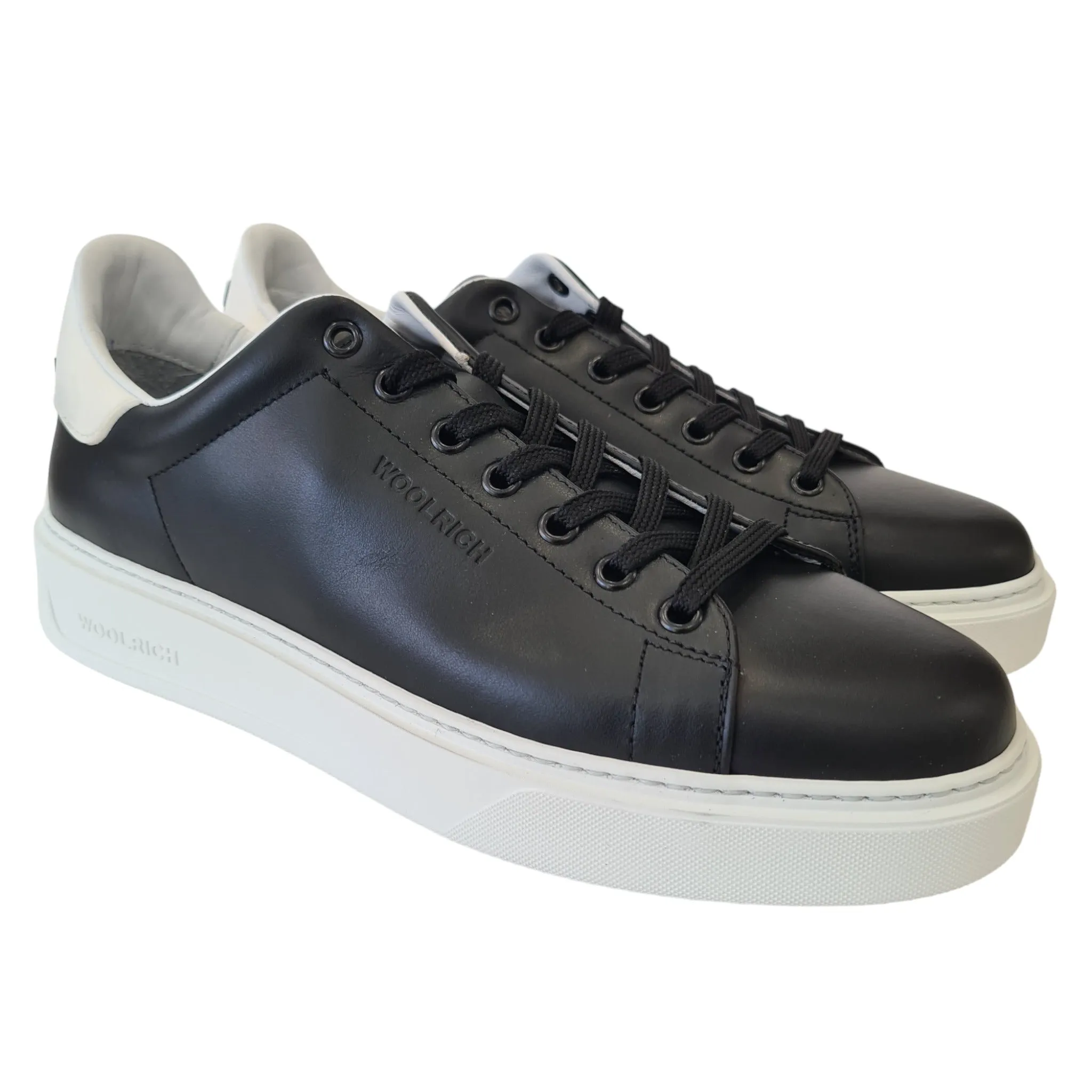 Woolrich Sneakers Uomo Nero e Bianco rif.25