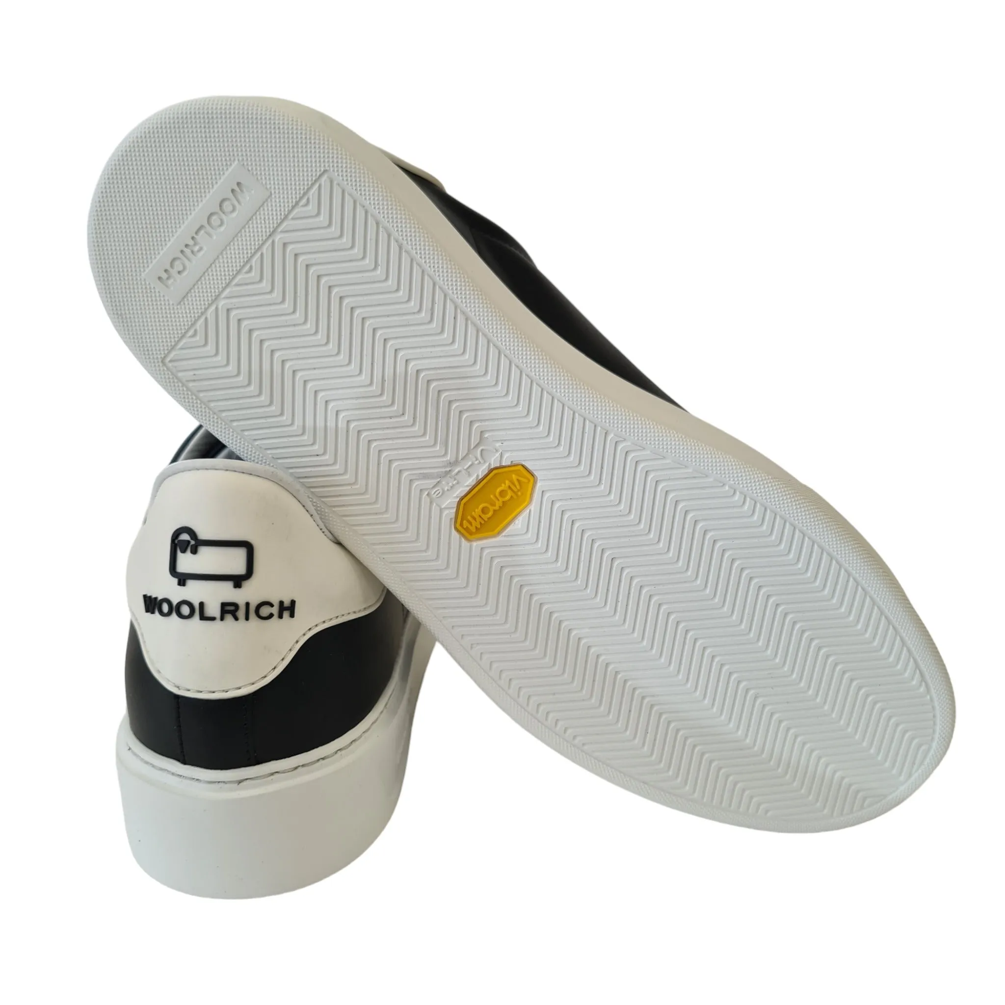 Woolrich Sneakers Uomo Nero e Bianco rif.25